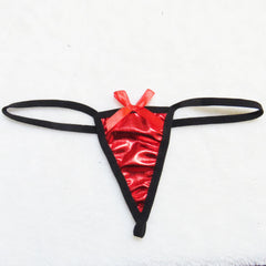Sexy Patent Leather Thong
