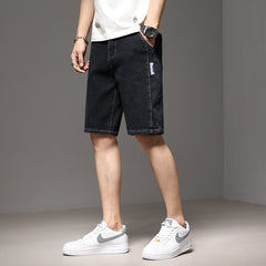2023 New Loose Straight Leg Thin Denim Shorts