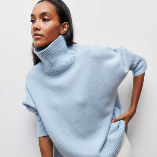 Women's Loose Turtleneck Winter Sweater