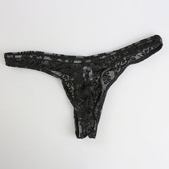 Men's Lace Sexy Breathable Thong