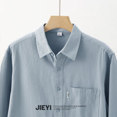 Men's Cotton Simple Inner Solid Color Shirt