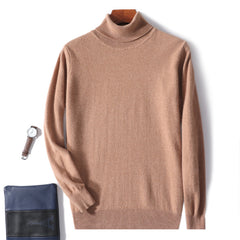 Men's Turtleneck Casual Wool Sweater