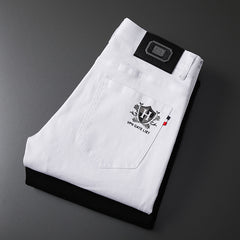 Men's High Quality Versatile Casual Printed Jeans