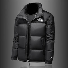 Men's Fashionable Warm White Duck Down Thickened Down Jacket