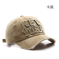 Men's Outdoor Fashion Embroidered Peaked Cap