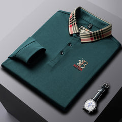 Men's Cotton Business Embroidered Polo Shirt
