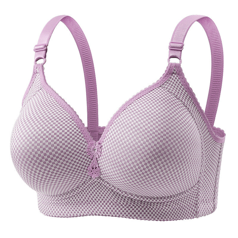 Large size non-wired bra