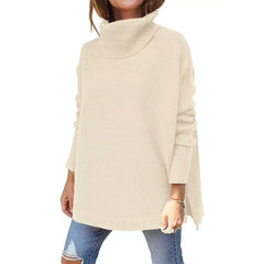 2023 Turtleneck Batwing Pullover Sweater