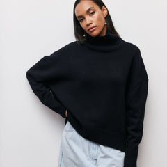 Women's Loose Turtleneck Winter Sweater