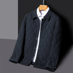 Winter cold-proof men's lapel warm cotton jacket