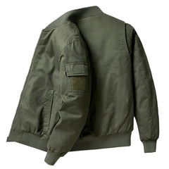 Men's loose plus size casual all-match thickened jacket