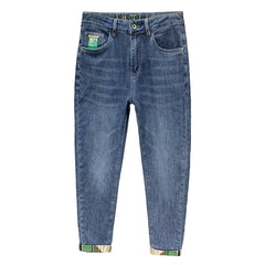 Men's Stretch Super Soft Slim Fit Versatile Printed Jeans