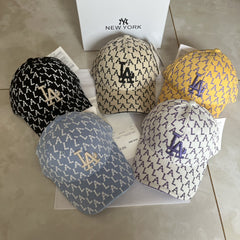 2024 New LA Printed Baseball Cap Casual All-match Sun-visor Cap