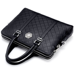 Men's Business Commuter Embossed Briefcase
