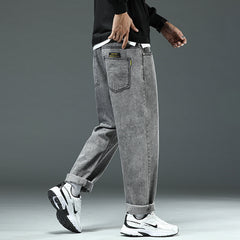 Men's Large Size Loose Comfortable Casual Jeans