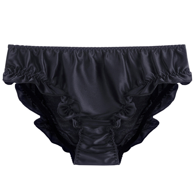 Silk Sexy Ruffle Panties