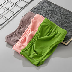 Men's Low Waist Ribbed Sweat-absorbent Comfortable Sexy Briefs
