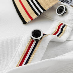 Men's Embroidered Fashion Business Polo Shirt