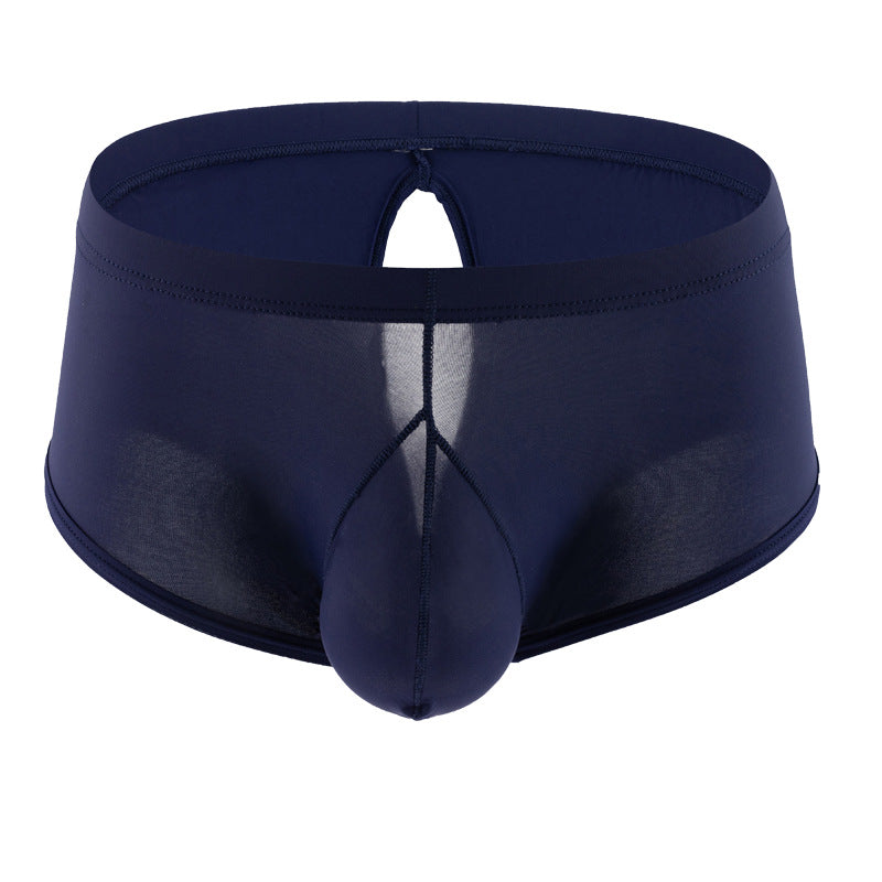 Men's Sexy Ice Silk Stretch Comfort Boxer Briefs