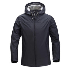 Men's Casual Windproof and Rainproof Outdoor Sports Hooded Jacket