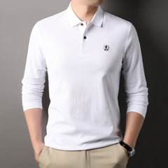 Men's Pure Cotton Business Casual Polo Shirt