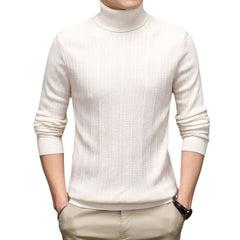 New Men's Pure Wool Turtleneck Sweater