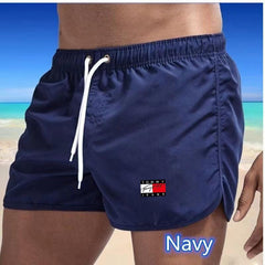 Men's casual youth multi-color sports swimming shorts men
