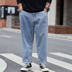 Men's Loose Plus Size Casual Straight Jeans
