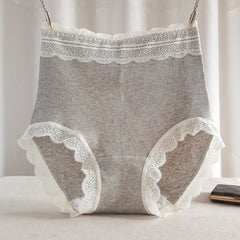 Cotton high waist tummy control briefs