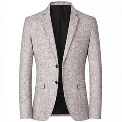 2024 Men's Solid Color Casual Commuter Blazer