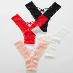 New Jacquard Seamless Lace Sexy Breathable Ultra-thin Thong
