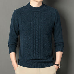 New casual round neck warm thick sweater