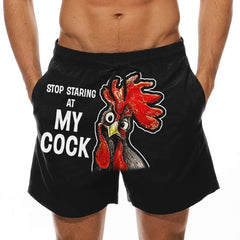 Men's Beach Shorts Fun 3D Printed Swim Trunks