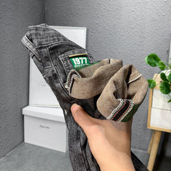 Men's Stretch Super Soft Slim Fit Versatile Printed Jeans