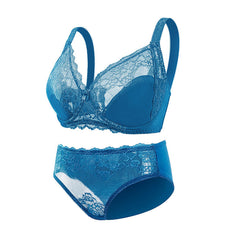 Large size EF lace thin bra