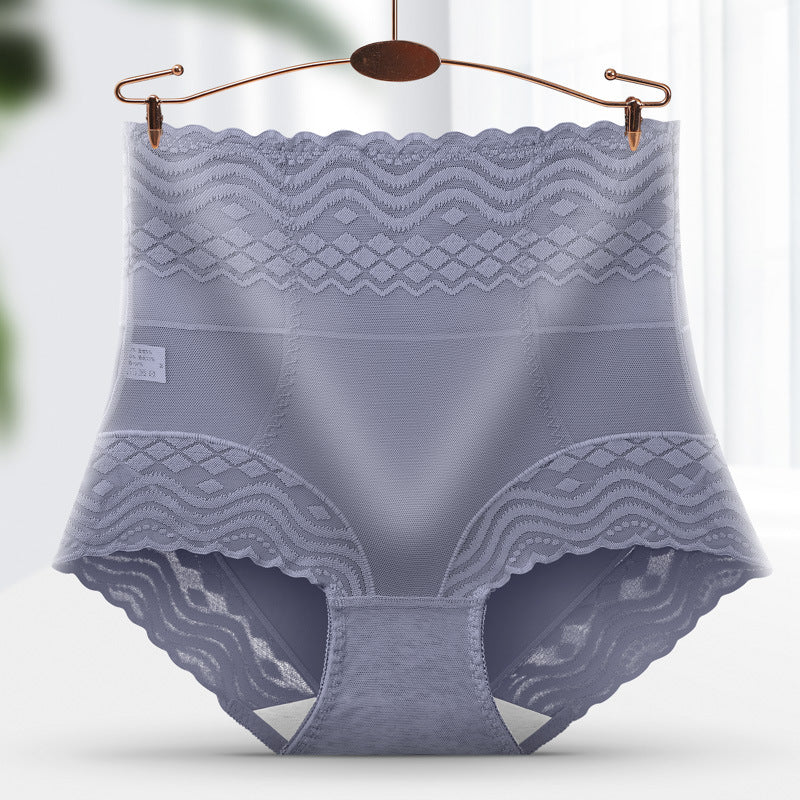 New Lace High Waist Antibacterial Cotton Panties