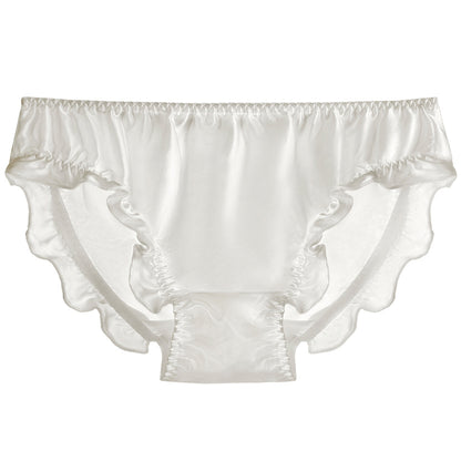 Silk Sexy Ruffle Panties