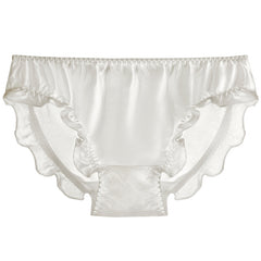 Silk Sexy Ruffle Panties