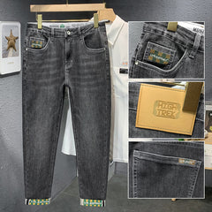 Men's Stretch Super Soft Slim Fit Versatile Printed Jeans