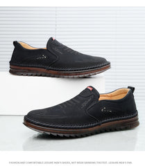 Trendy new soft-soled versatile casual leather shoes