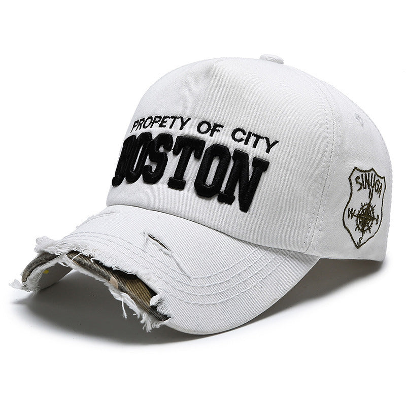 New personalized letter denim baseball cap