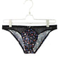 Printed breathable milk silk low waist panties