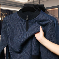 Fashionable Jacquard Warm Sweater