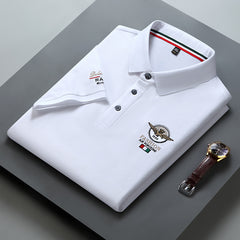 Men's Embroidered Business Polo Shirt
