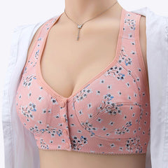Plus size push up comfort bra without wires