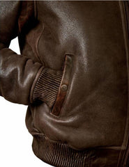 Men's Lapel Casual Warm Leather Jacket