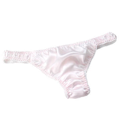 100% Mulberry Silk Low Waist Sexy Breathable Thong