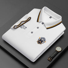 Hot sale fashionable cotton embroidered POLO shirt