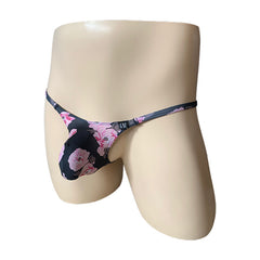 Men's Sexy Printed Low Rise Thong