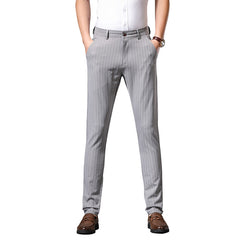 Men's Striped Fashion Slim Straight Casual Pants
